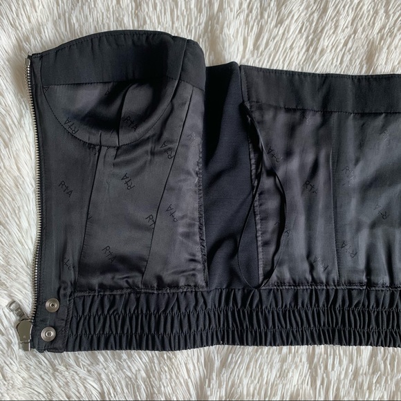 RtA•Vicki Black Zip Down Bustier/Corset Top•NWT - Picture 11 of 13
